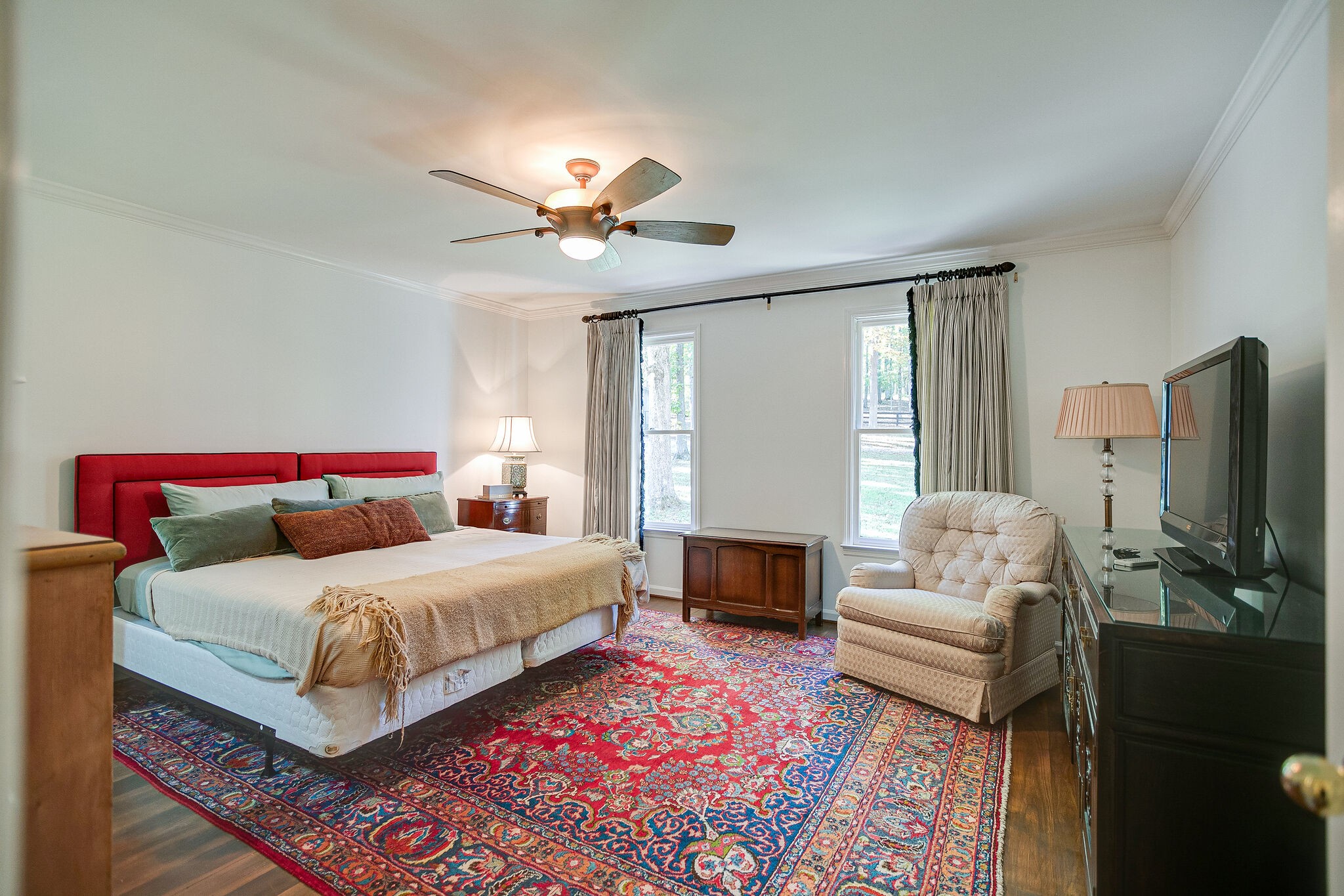 5629 Pinewood Road Franklin, TN 37064 - Photo 17 of 49 a bedroom with a large bed couch and a window