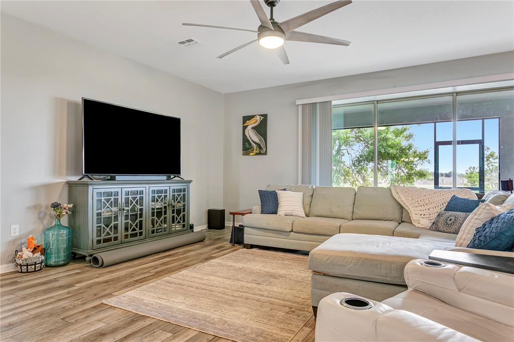 11701 Brighton Knoll Loop Riverview, FL 33579 - Photo 13 of 70 a living room with furniture and a flat screen tv