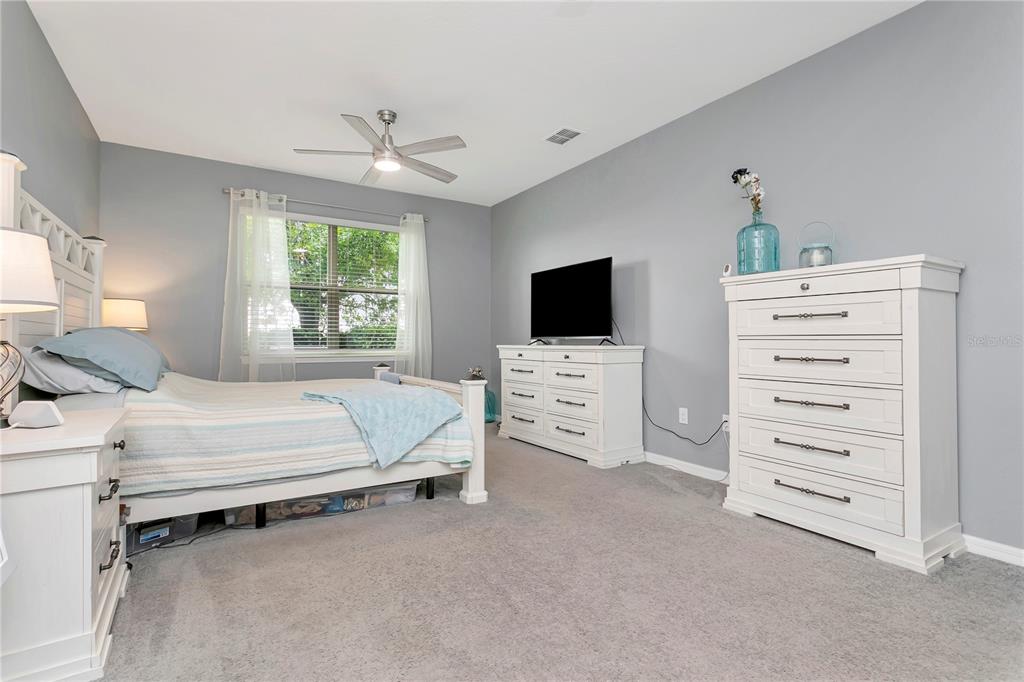 11701 Brighton Knoll Loop Riverview, FL 33579 - Photo 23 of 70 a bedroom with furniture and a flat screen tv