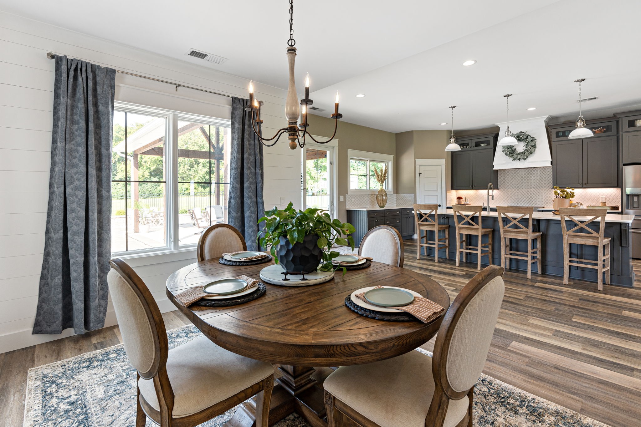 8518 Newtown Road Rockvale, TN 37153 - Photo 12 of 69 a view of a dining room with furniture window and wooden floor