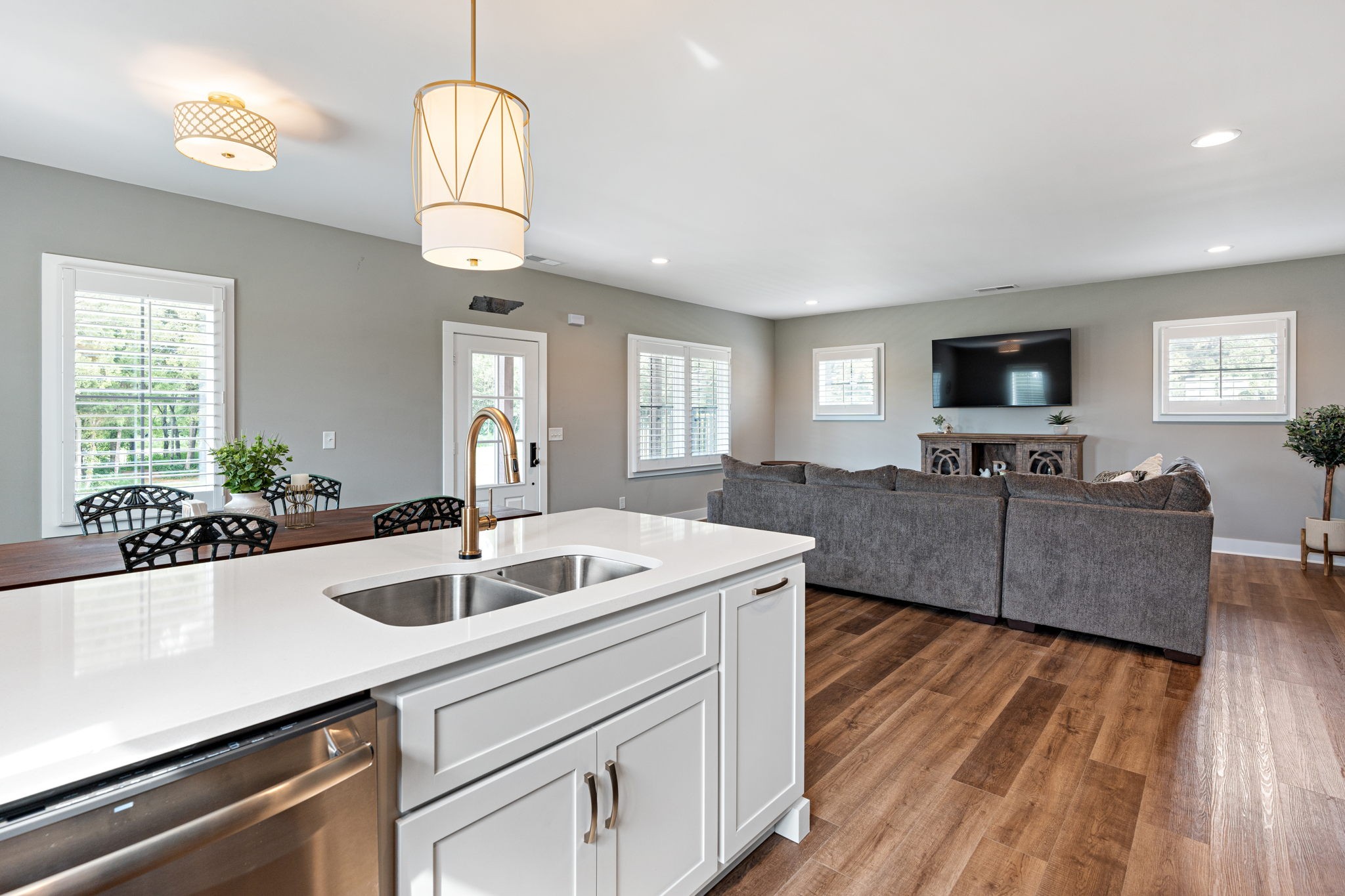 8518 Newtown Road Rockvale, TN 37153 - Photo 36 of 69 a view of living room with granite countertop furniture and wooden floor