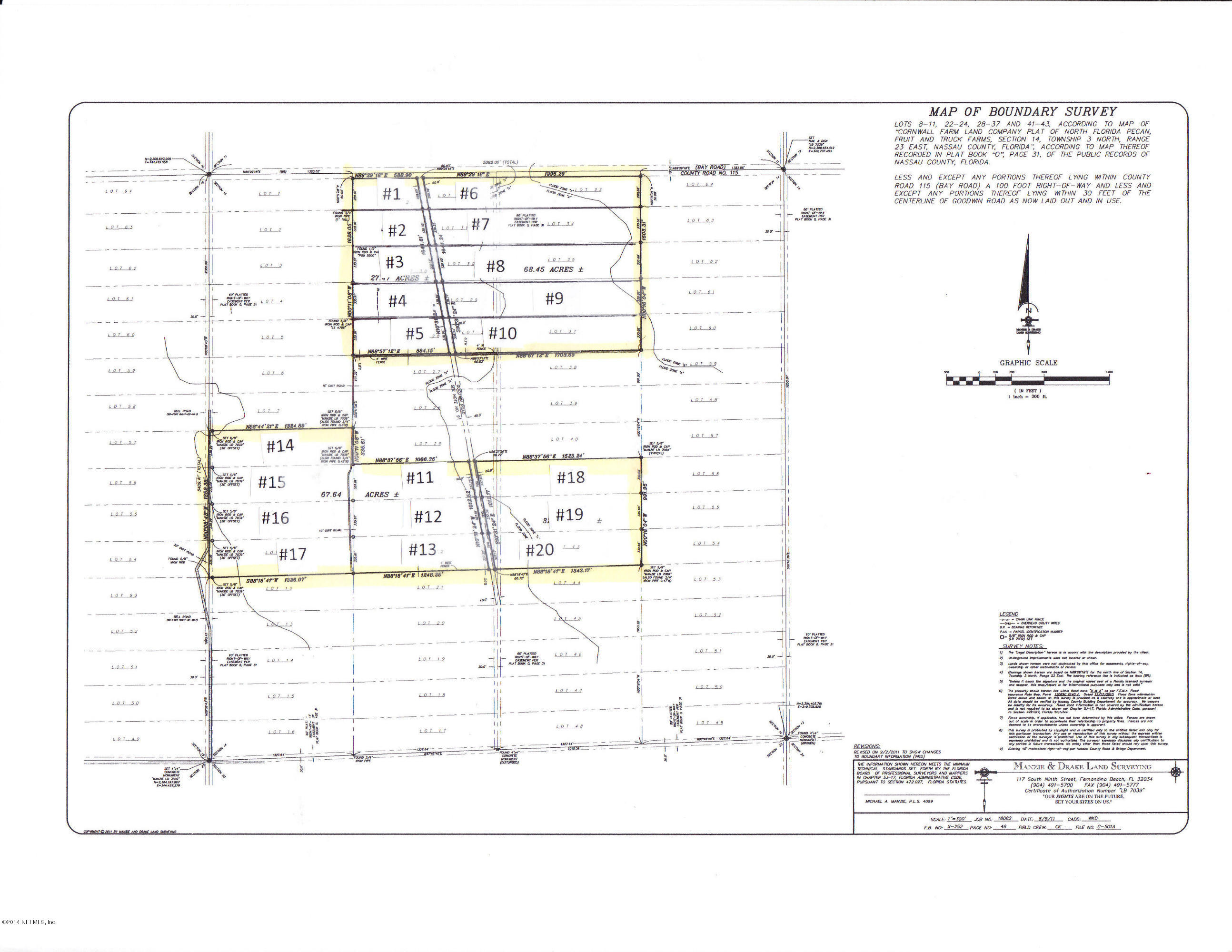 4 Goodwin Road Hilliard, FL 32046 - Photo 4 of 9 Parcel Map
