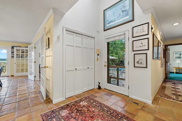 a view of an entryway door