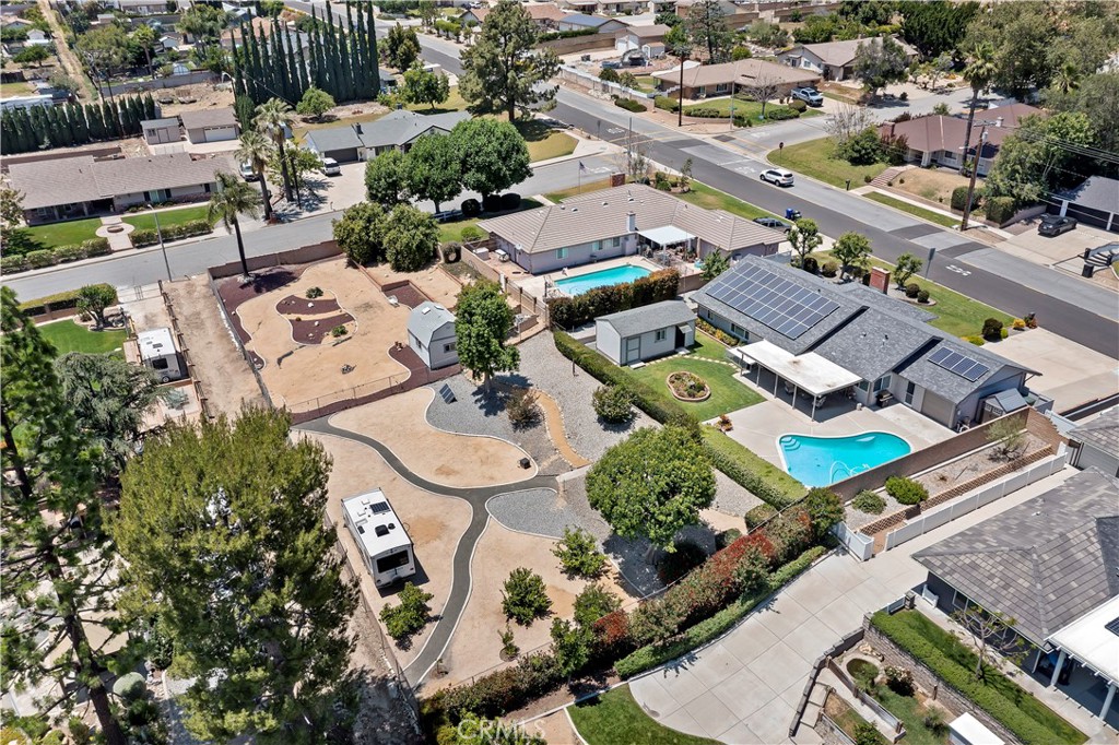 8527 Hillside Road Rancho Cucamonga, CA 91701 - Photo 46 of 50 an aerial view of a house with a outdoor space