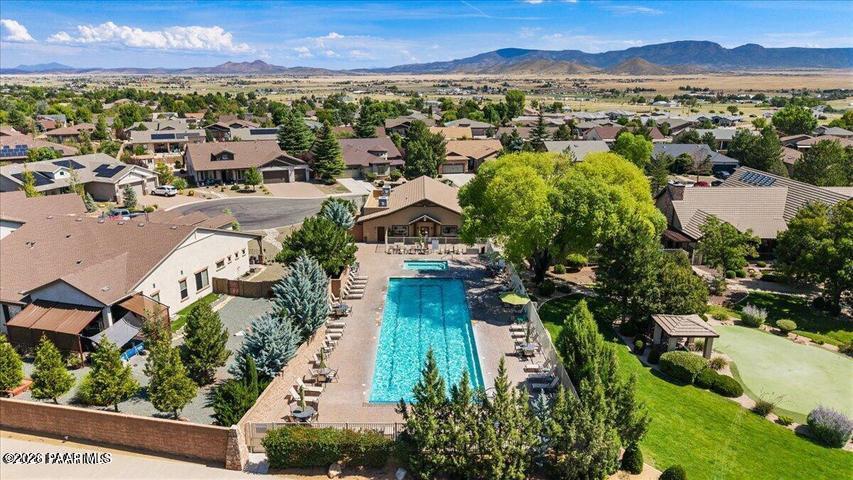 7682 Rabbit Brush Lane Prescott Valley, AZ 86315 - Photo 63 of 69 Aerial of Lap pool w/jacuzzi