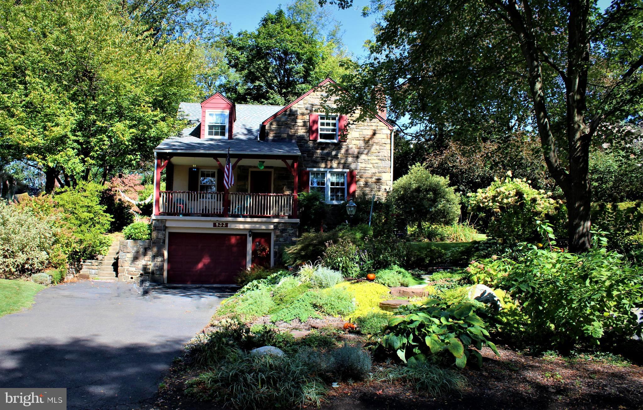 533 Fox Road Glenside, PA 19038 - Photo 2 of 30 EXTERIOR FRONT GARDEN