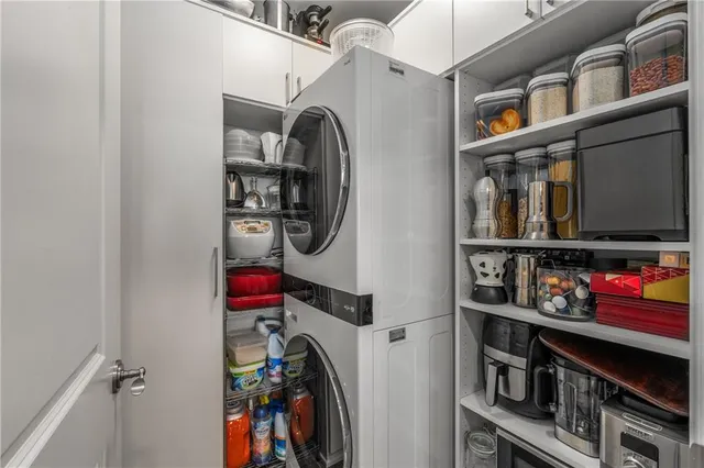 a view of storage and utility room