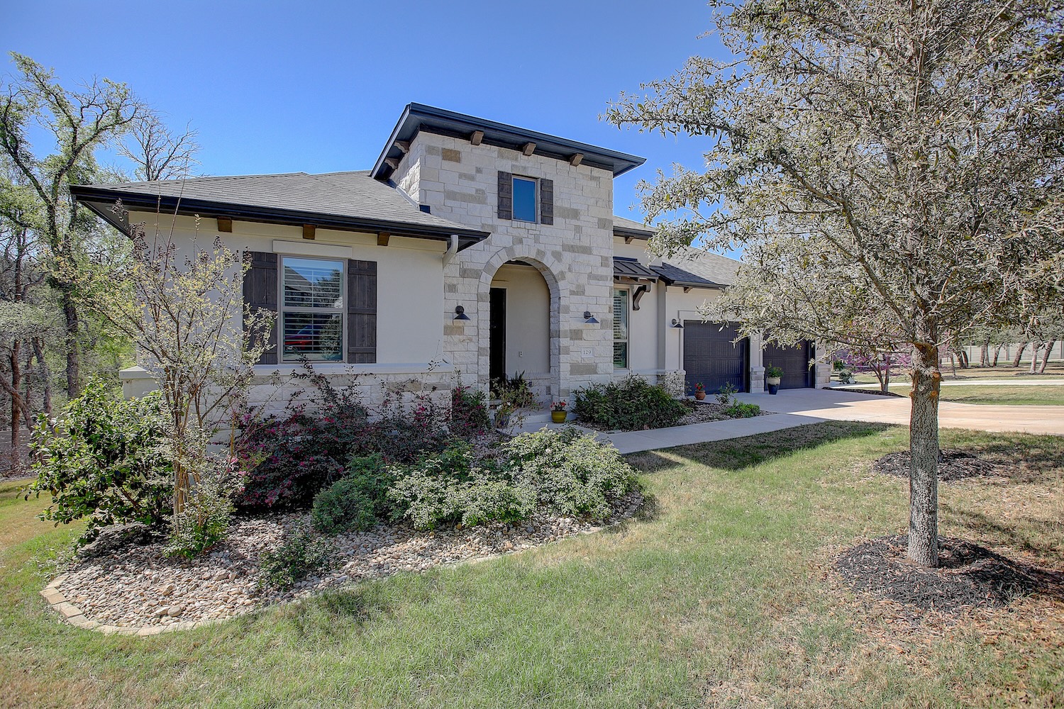 129 Hollytree Court Georgetown, TX 78628 - Photo 2 of 40 Gorgeous custom home by Drees Home Builders. Over 3000 sq ft on one level, with Gorgeous creek views out the back