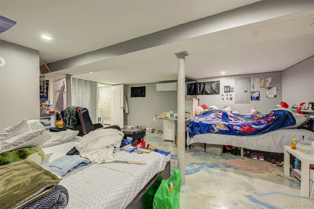 a house with trees in the background