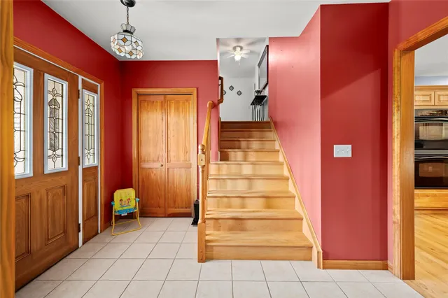 a view of a entryway door front door