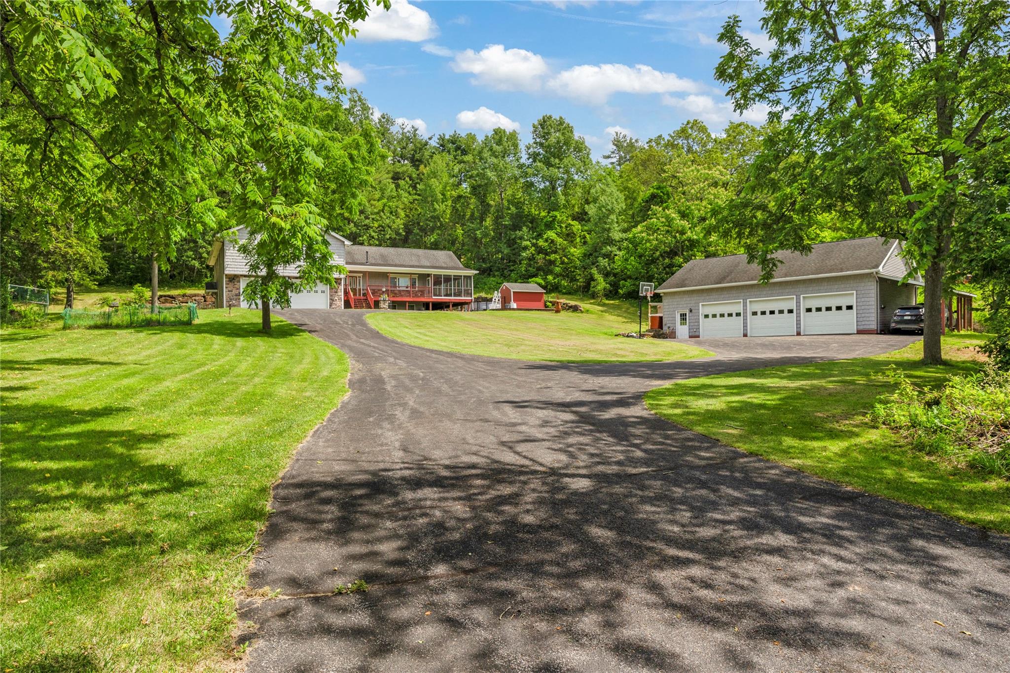 478 High Rock Road New Baltimore, NY 12124 - Photo 31 of 42 a view of a house with big yard and a large trees