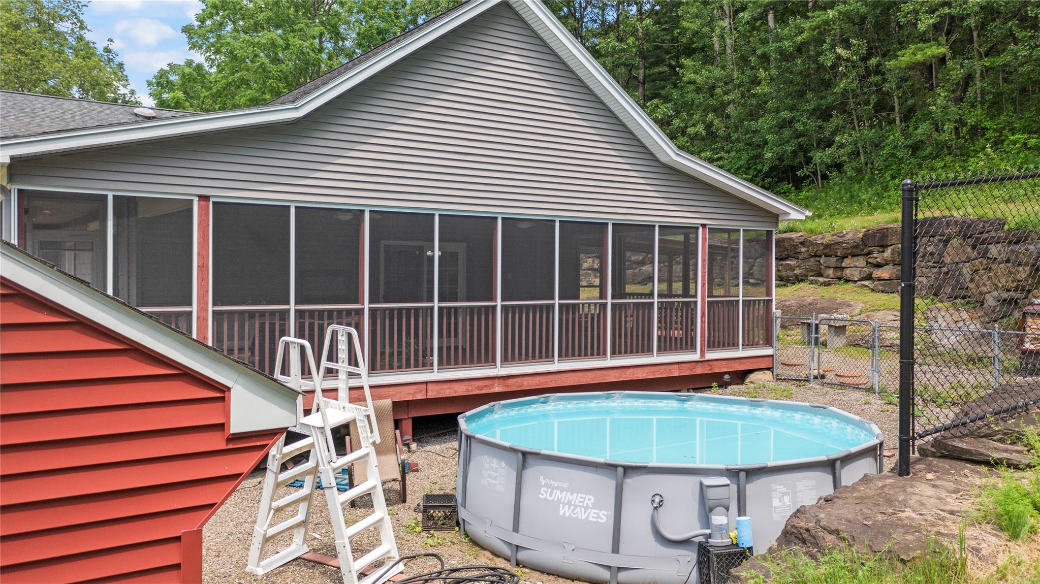 478 High Rock Road New Baltimore, NY 12124 - Photo 36 of 42 a view of a house with backyard and sitting area