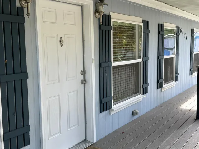 a view of front door of a house