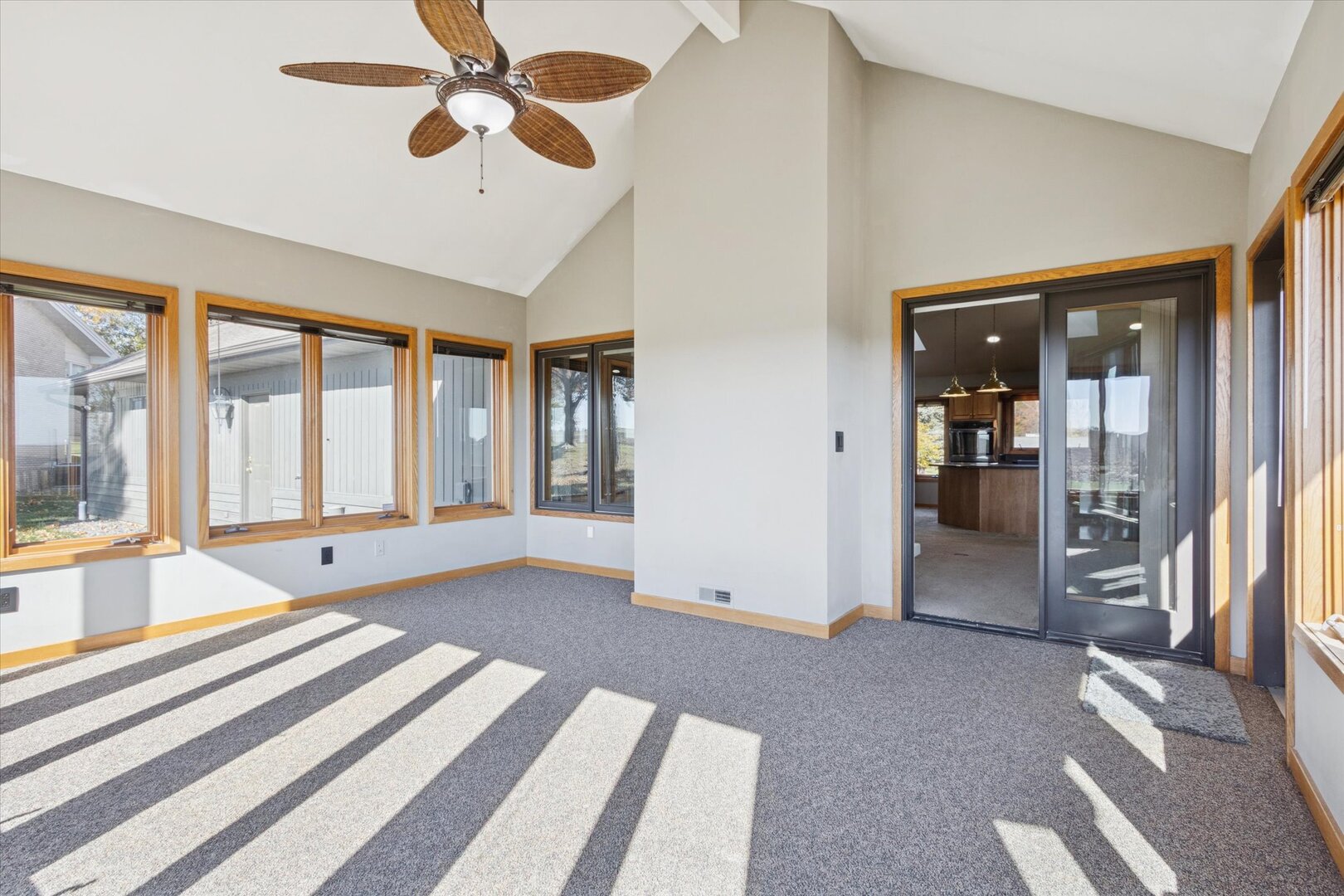 97 Highcrest Court Shannon, IL 61078 - Photo 19 of 58 a spacious bedroom with a bed and glass walk in closet