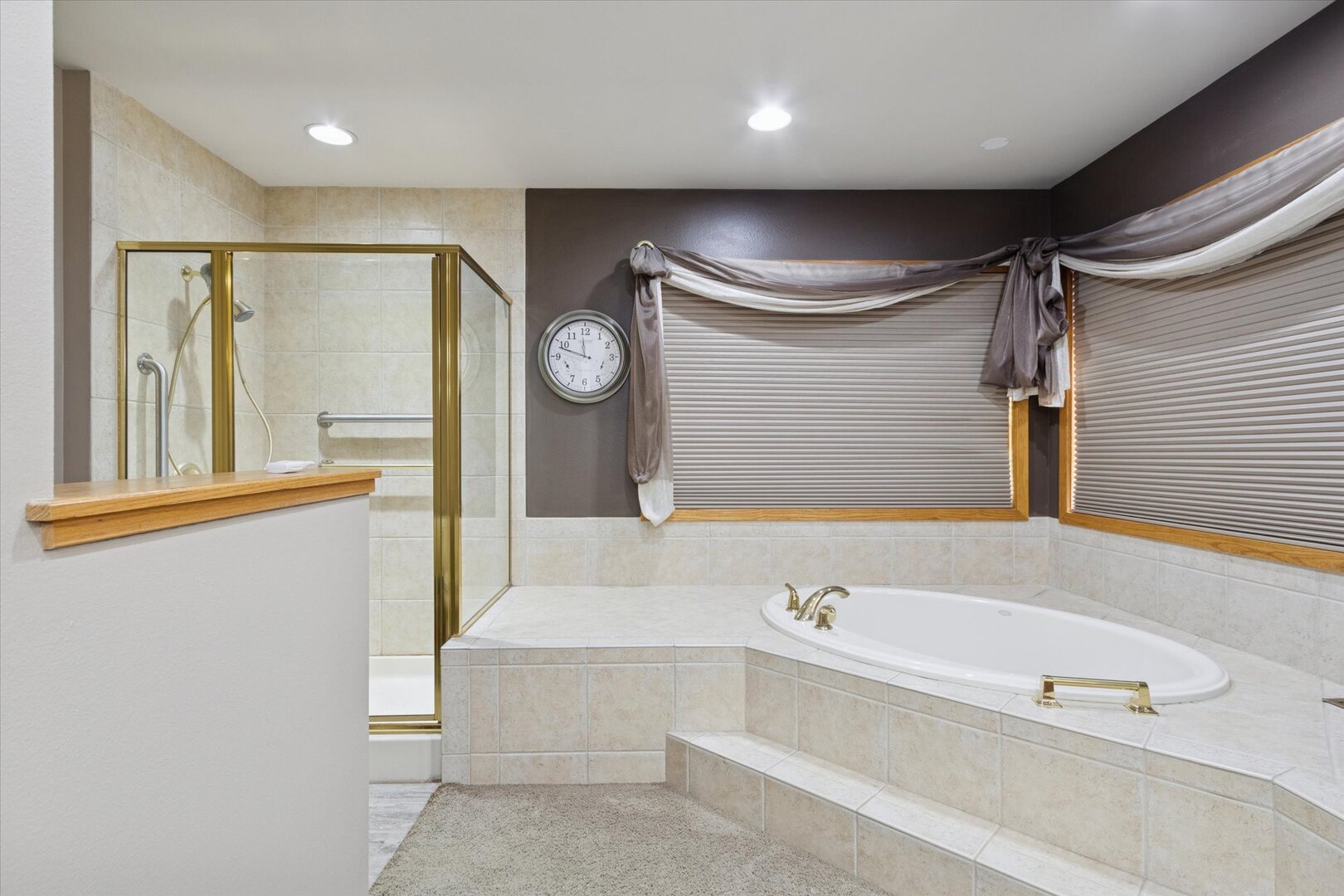 97 Highcrest Court Shannon, IL 61078 - Photo 42 of 58 a bathroom with a tub and a shower