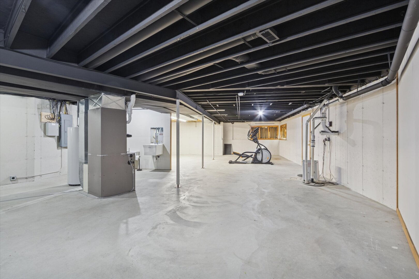 97 Highcrest Court Shannon, IL 61078 - Photo 51 of 58 a view of empty room with wooden ceiling