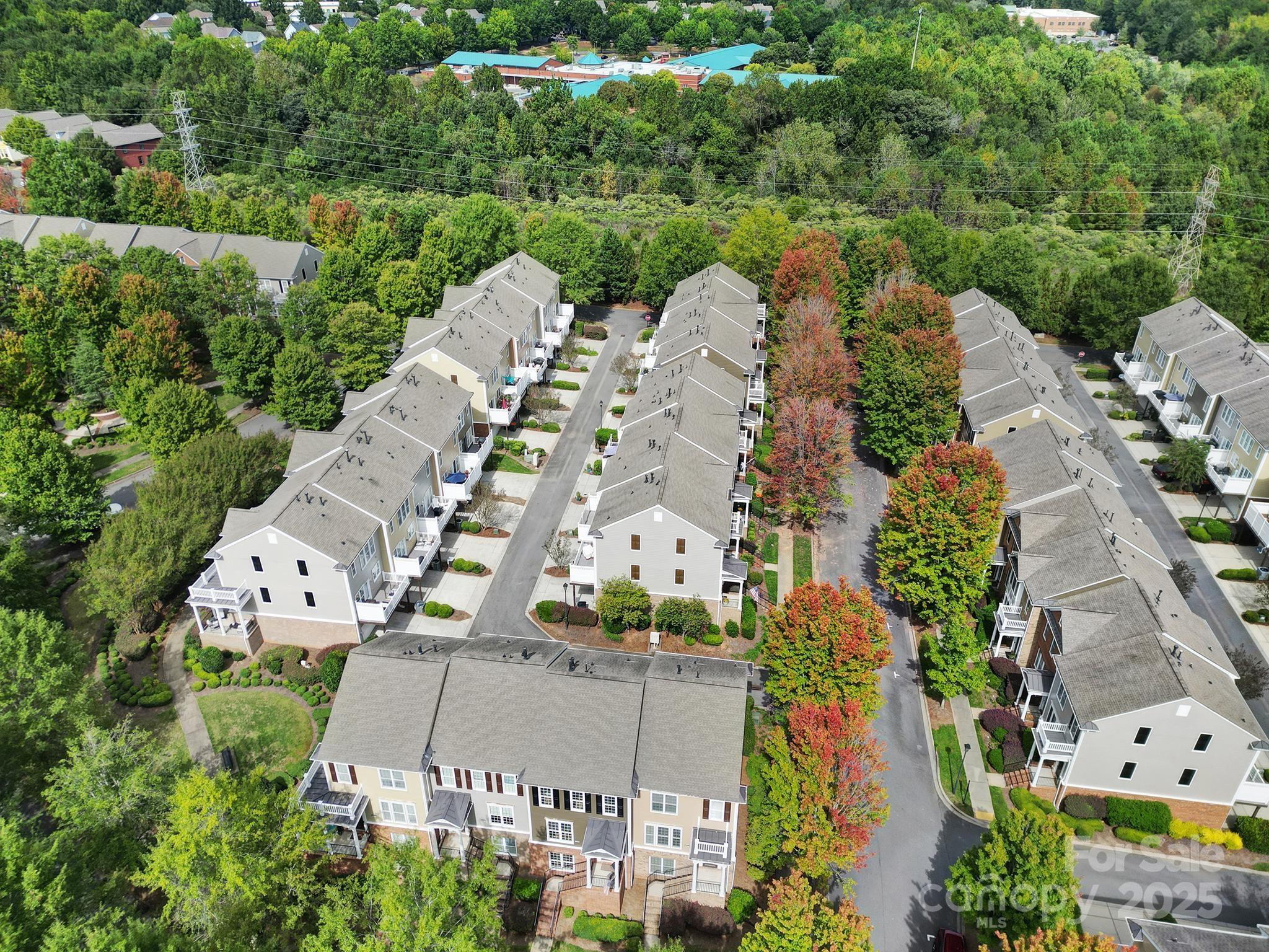 625 6th Baxter Crossing Fort Mill, SC 29708 - Photo 3 of 48 an aerial view of multiple houses with yard