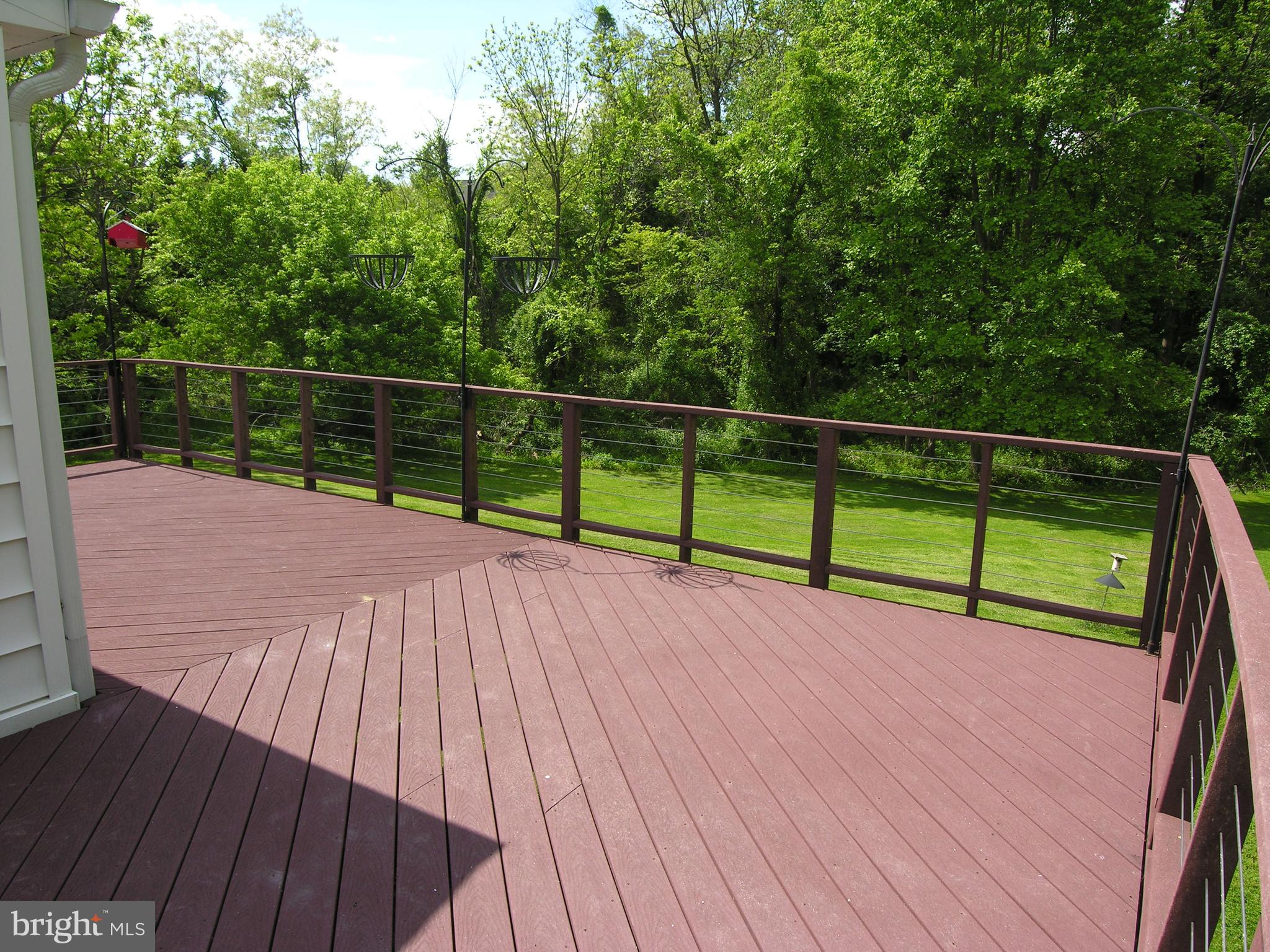 120 Ashton Road Ashton, MD 20861 - Photo 5 of 33 Sunny rear deck overlooking backyard