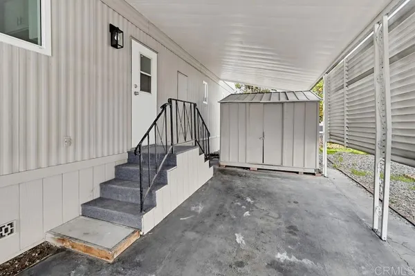 a view of an entryway with staircase