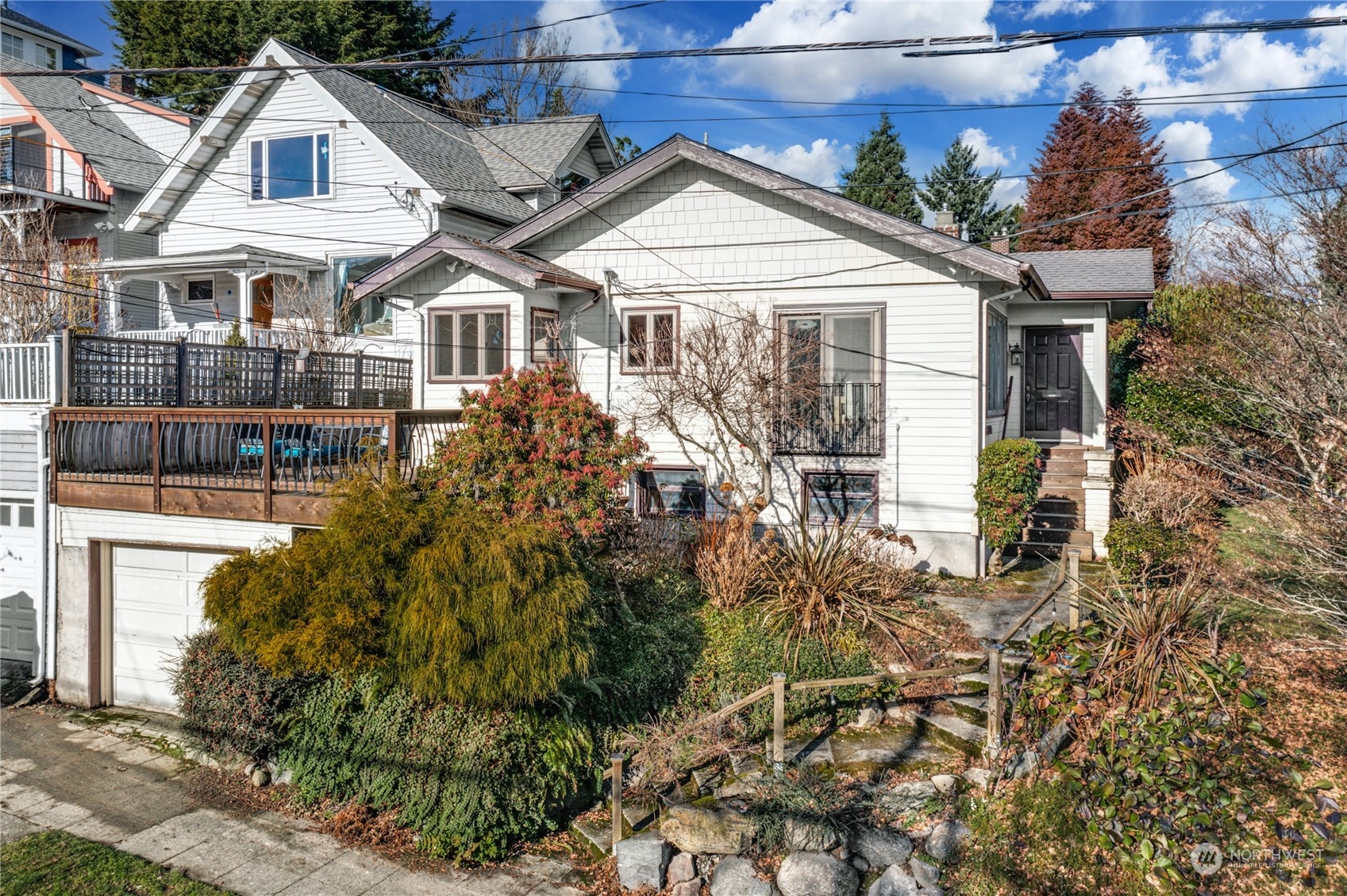 3603 Bagley Avenue North Seattle, WA 98103 - Photo 37 of 38 a front view of a house with a garden