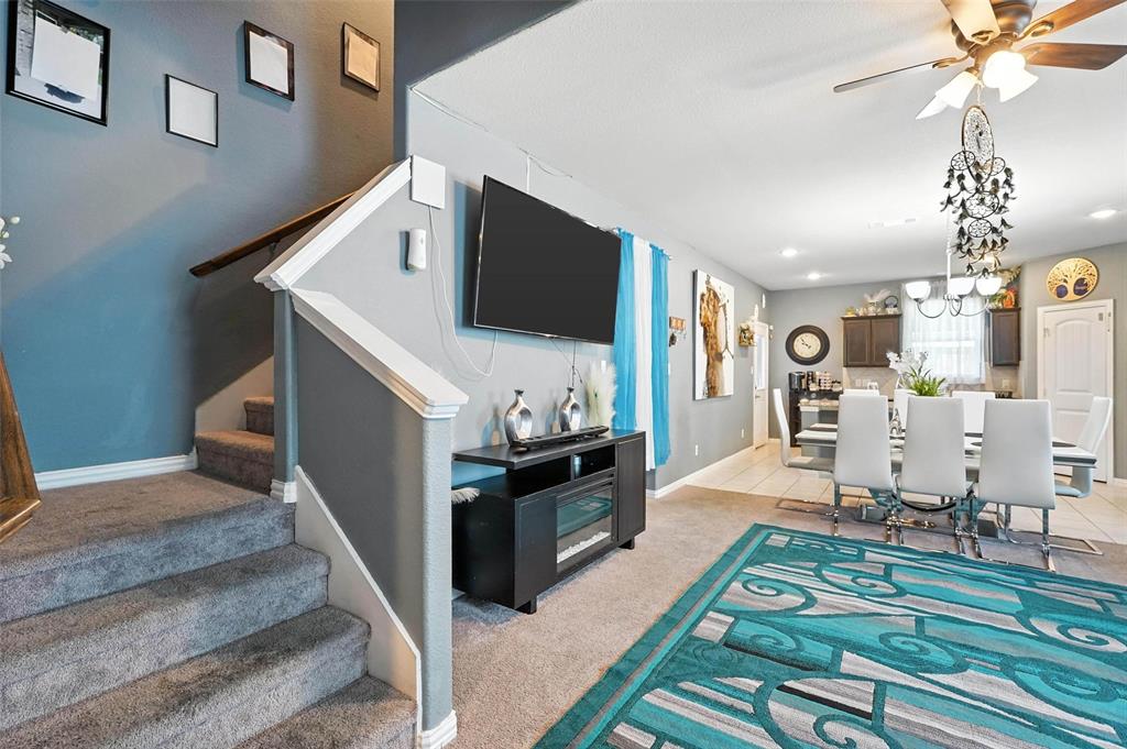 314 Frank Street Terrell, TX 75160 - Photo 9 of 40 a living room with furniture and a flat screen tv