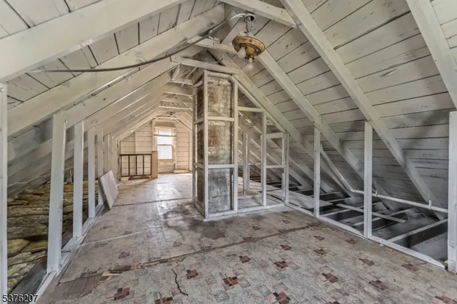 a view of a porch with a bench