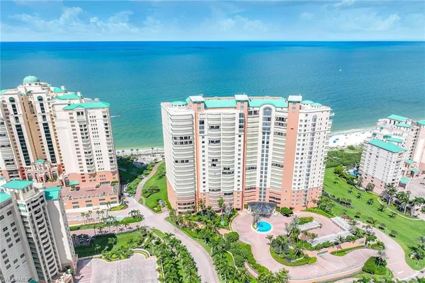 a view of a city with tall buildings