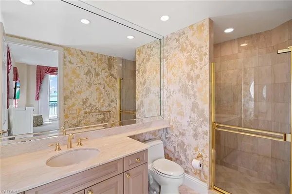 a view of a city with an ocean view