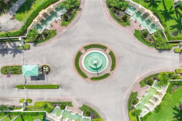a swimming pool with outdoor view
