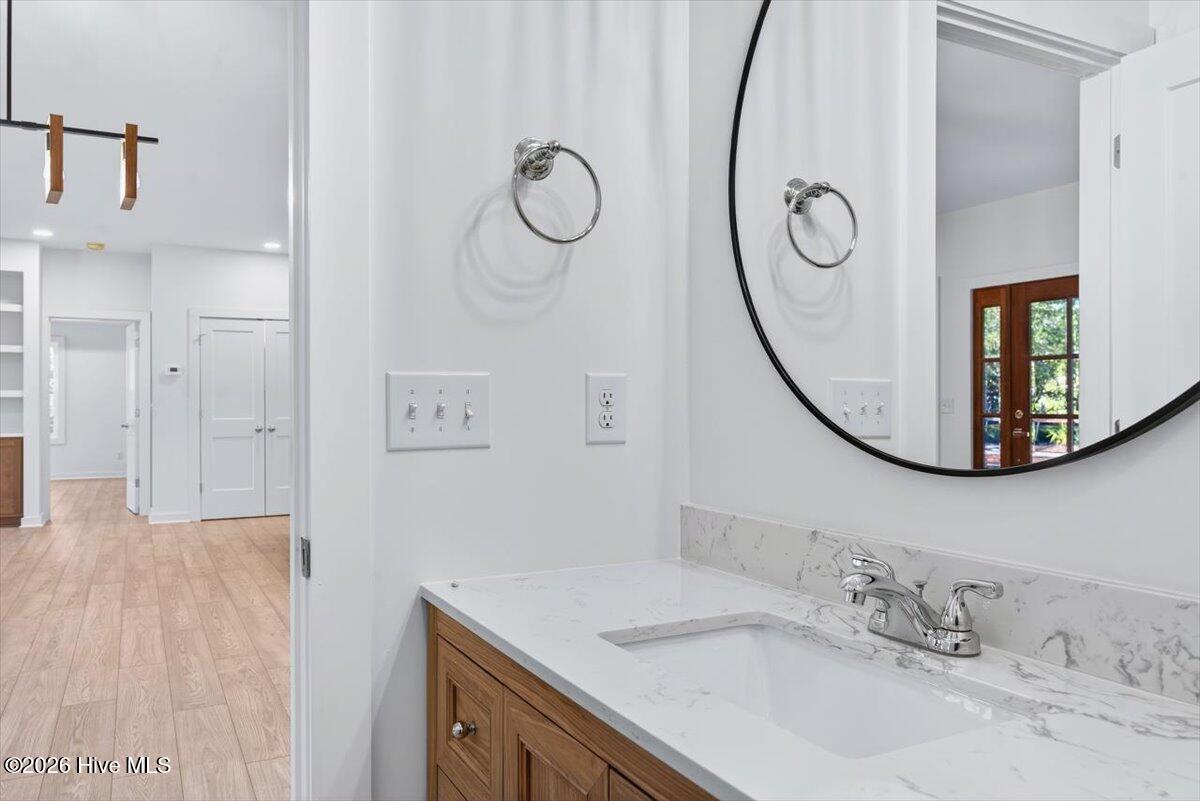 355 South Middleton Drive Northwest Calabash, NC 28467 - Photo 19 of 81 Refreshing, coastal-clean bathroom aesthetic with quality materials and thoughtful details.
