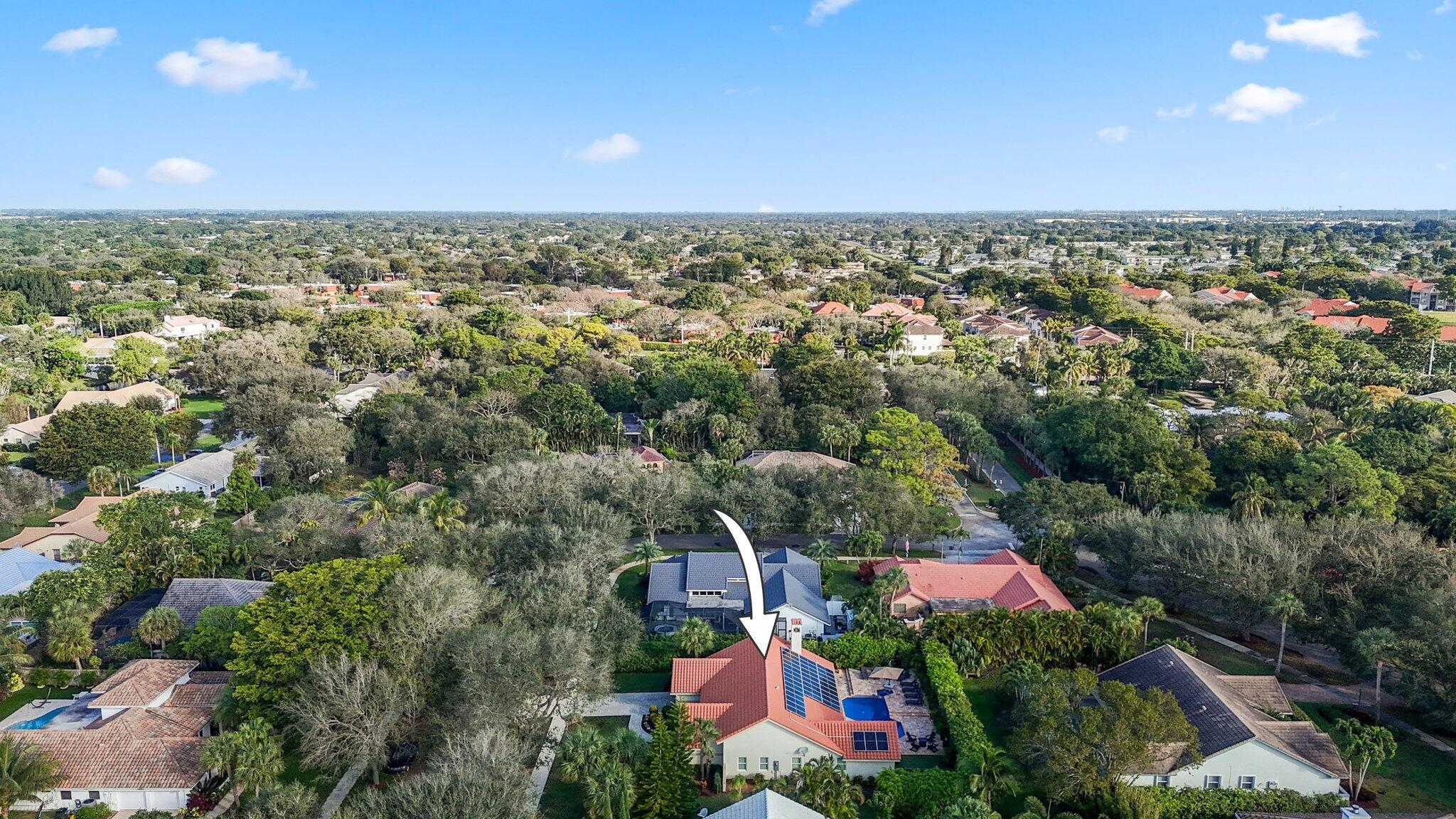 2225 Rabbit Hollowe Circle Delray Beach, FL 33445 - Photo 52 of 65 Aerial Rabbit Hollowe
