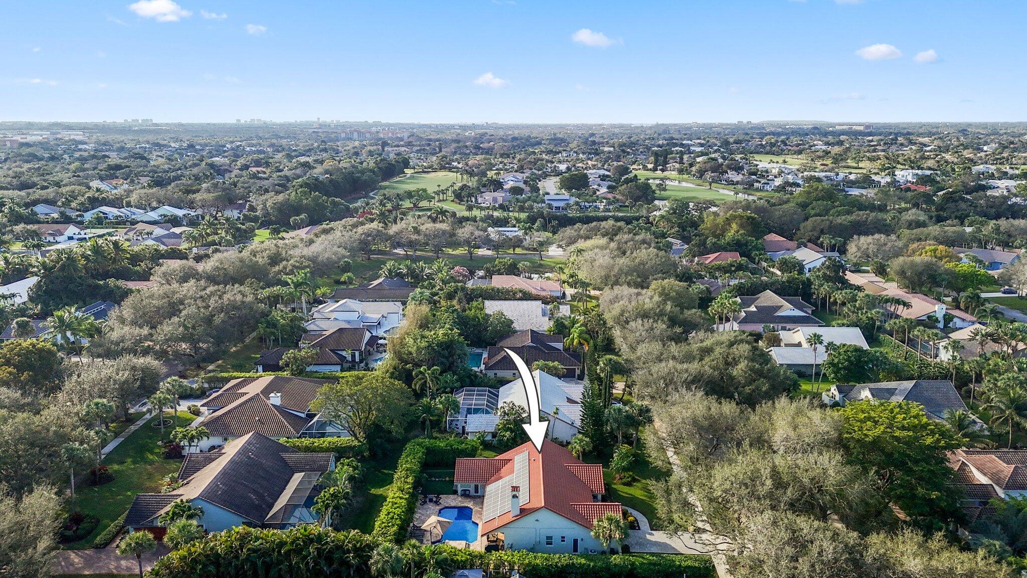 2225 Rabbit Hollowe Circle Delray Beach, FL 33445 - Photo 54 of 65 Aerial Rabbit Hollowe