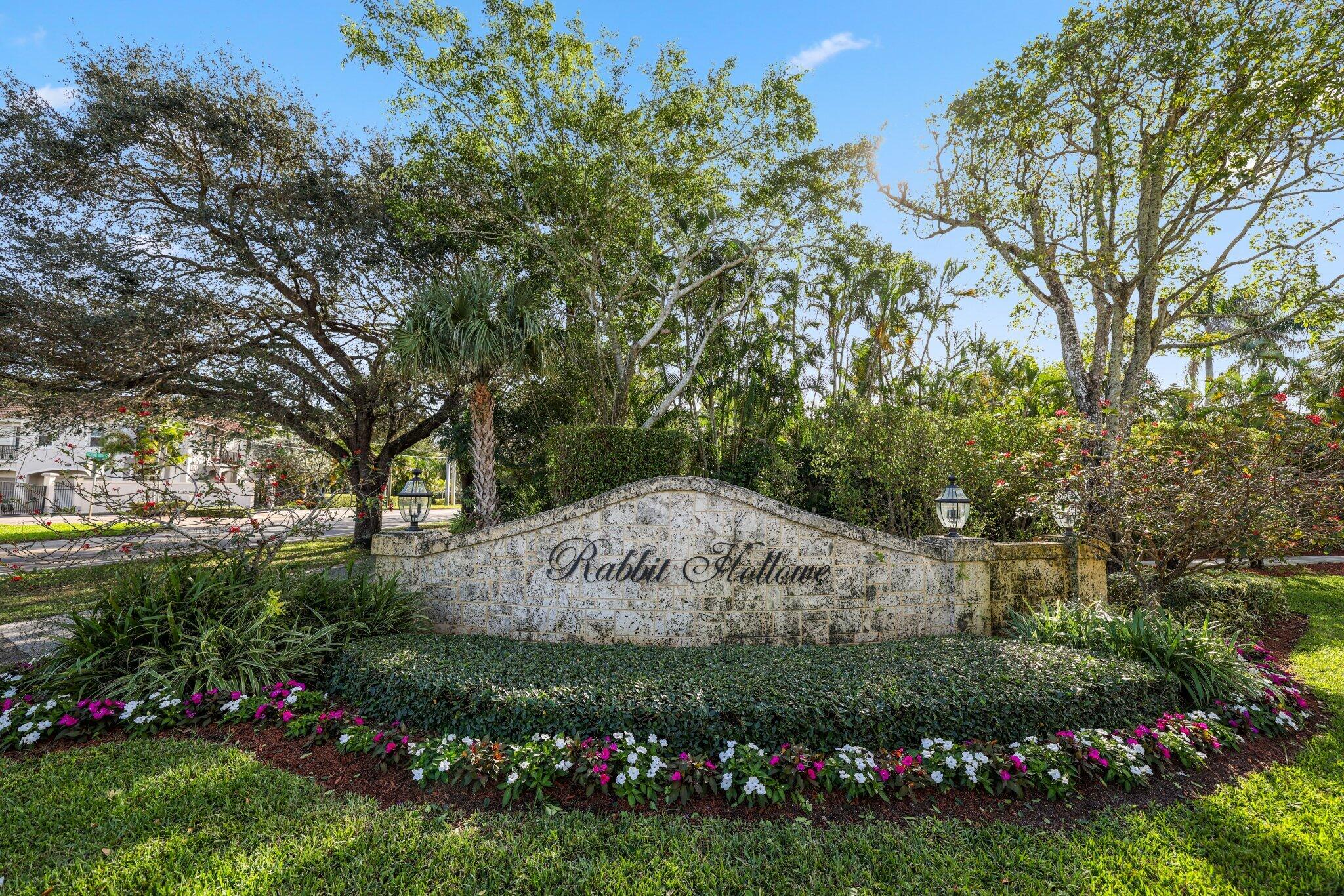 2225 Rabbit Hollowe Circle Delray Beach, FL 33445 - Photo 62 of 65 Rabbit Hollowe Entrance