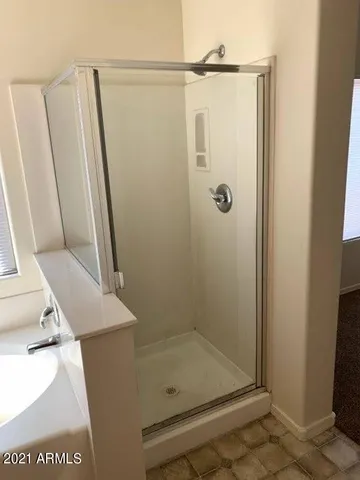 a close view of closet