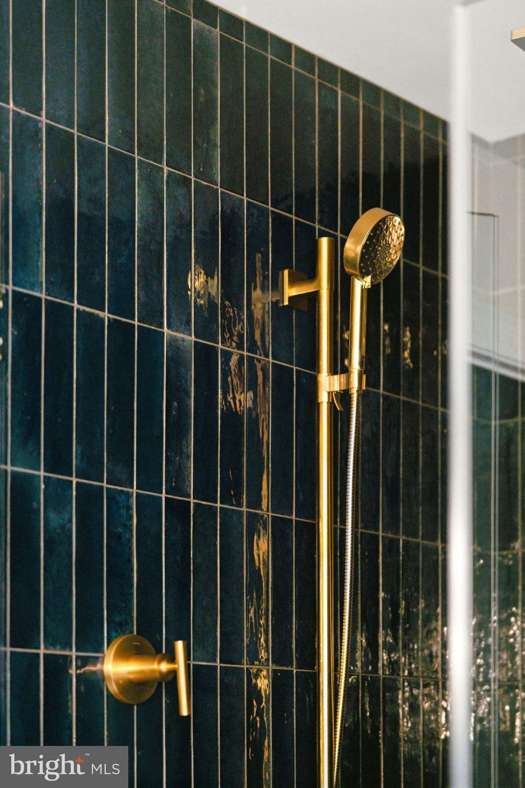 4190 State Road Phoenixville, PA 19460 - Photo 65 of 79 Elegant gold fixtures on deep blue tiles.