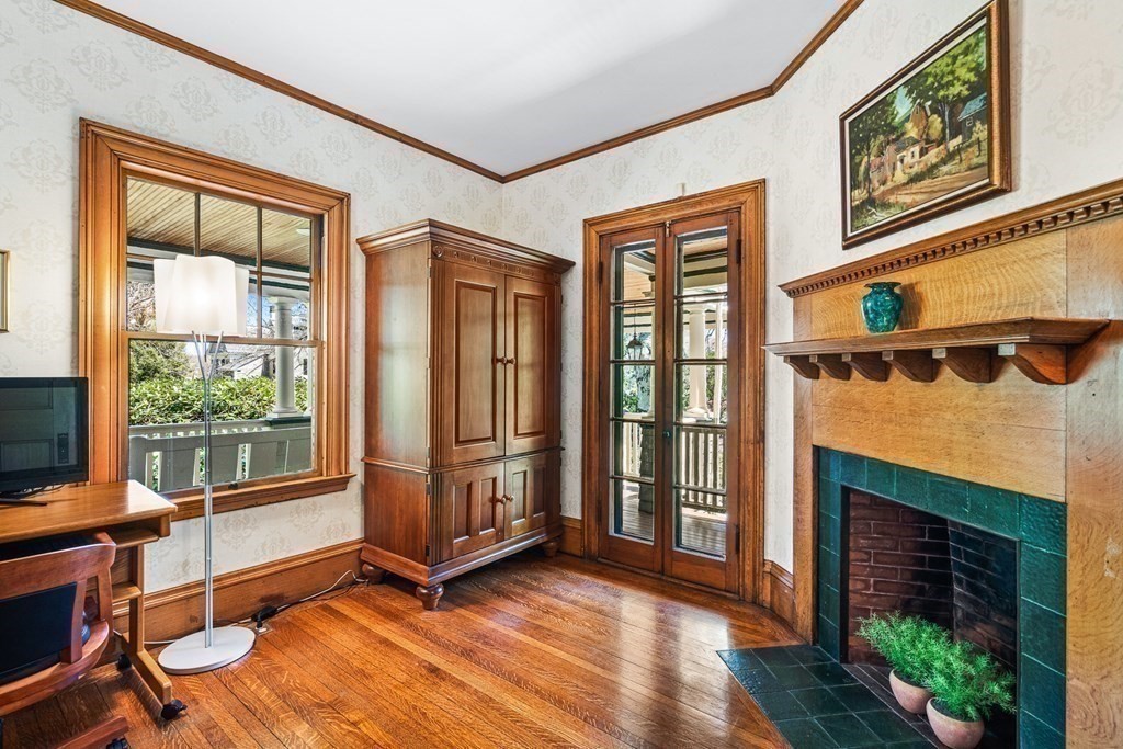 10 Pine Street Winchester, MA 01890 - Photo 15 of 40 a view of a livingroom with furniture and door