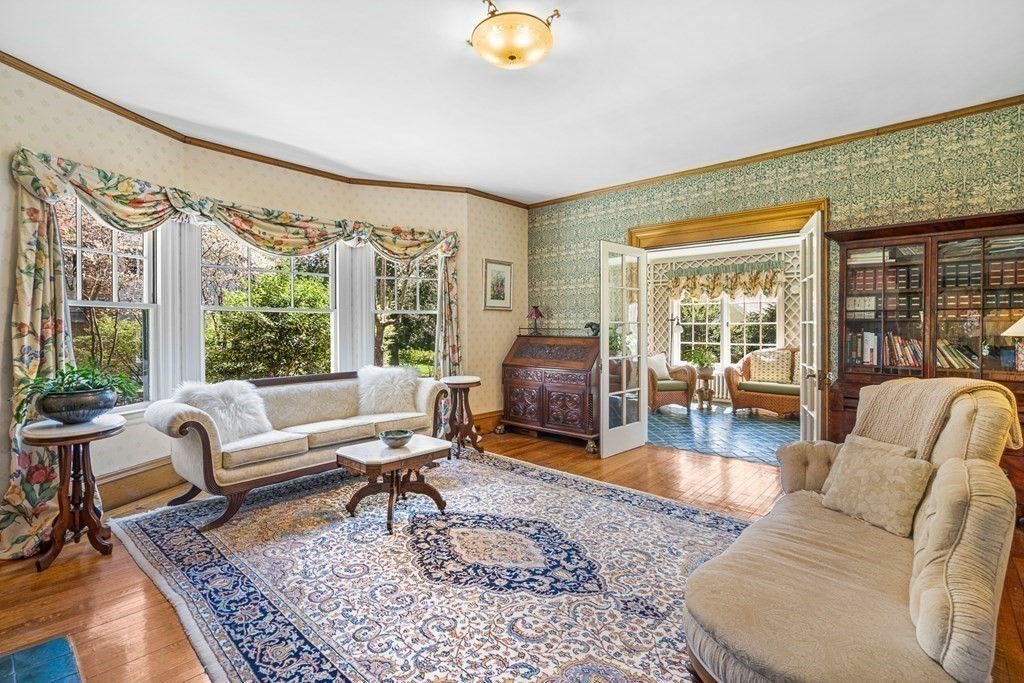 10 Pine Street Winchester, MA 01890 - Photo 6 of 40 a living room with furniture and a large window