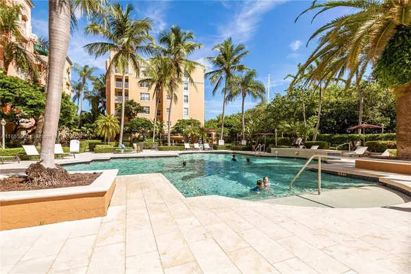 a view of outdoor space yard deck patio and swimming pool