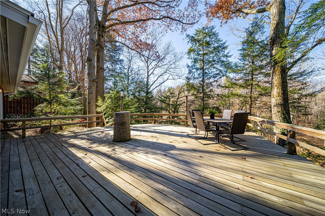 4281 North Forest Ridge Drive Ashtabula, OH 44004 - Photo 29 of 34 View of deck an beyond.