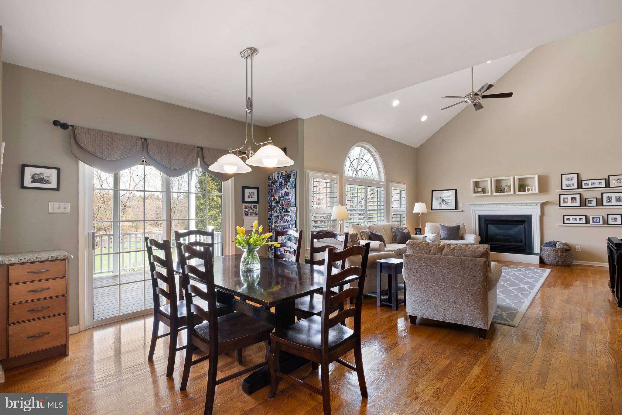 26 Woodside Farm Road Garnet Valley, PA 19060 - Photo 39 of 57 a view of a dining room with furniture window and wooden floor
