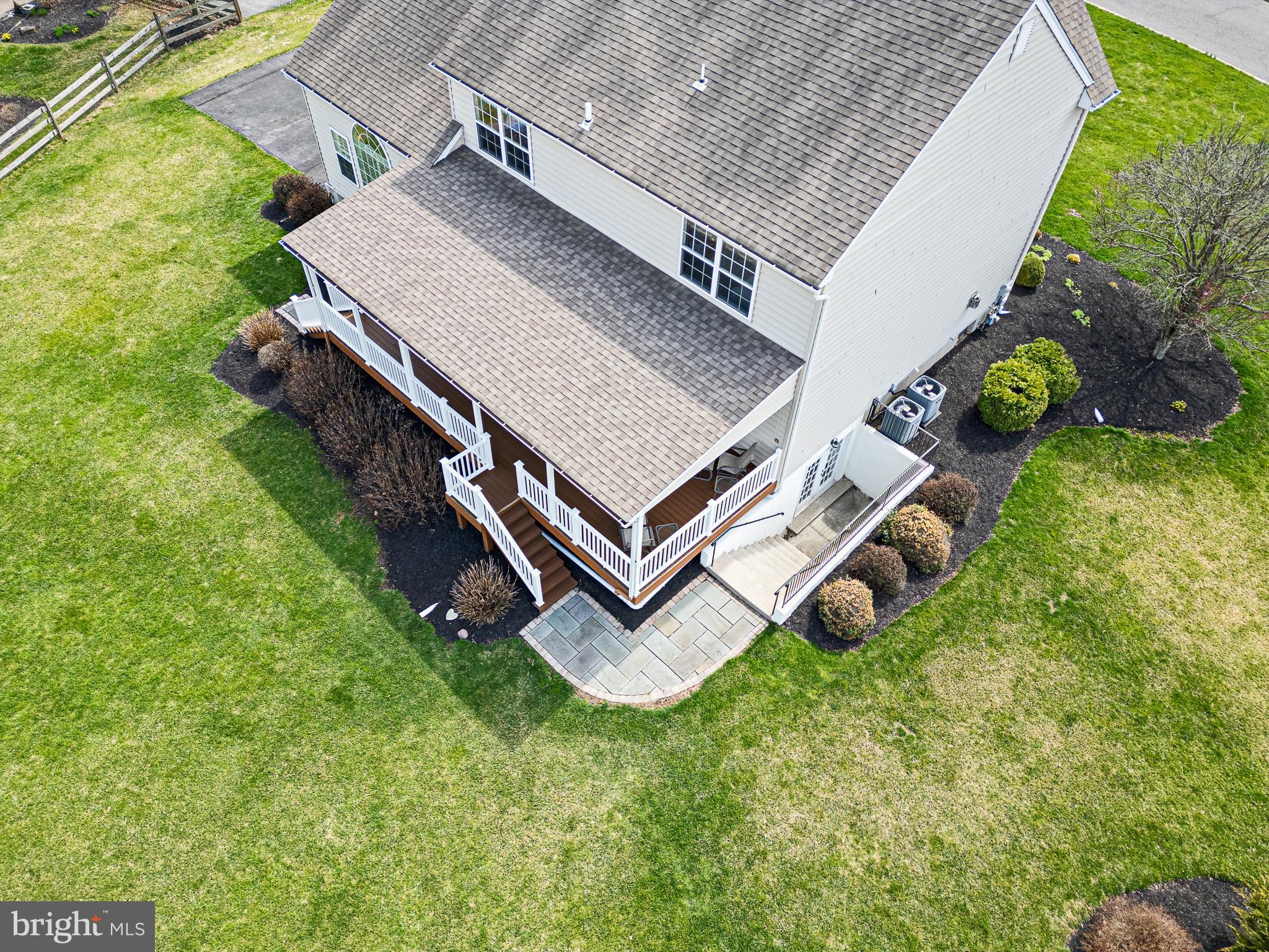 26 Woodside Farm Road Garnet Valley, PA 19060 - Photo 6 of 57 an aerial view of a house with backyard