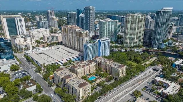 a view of city from balcony