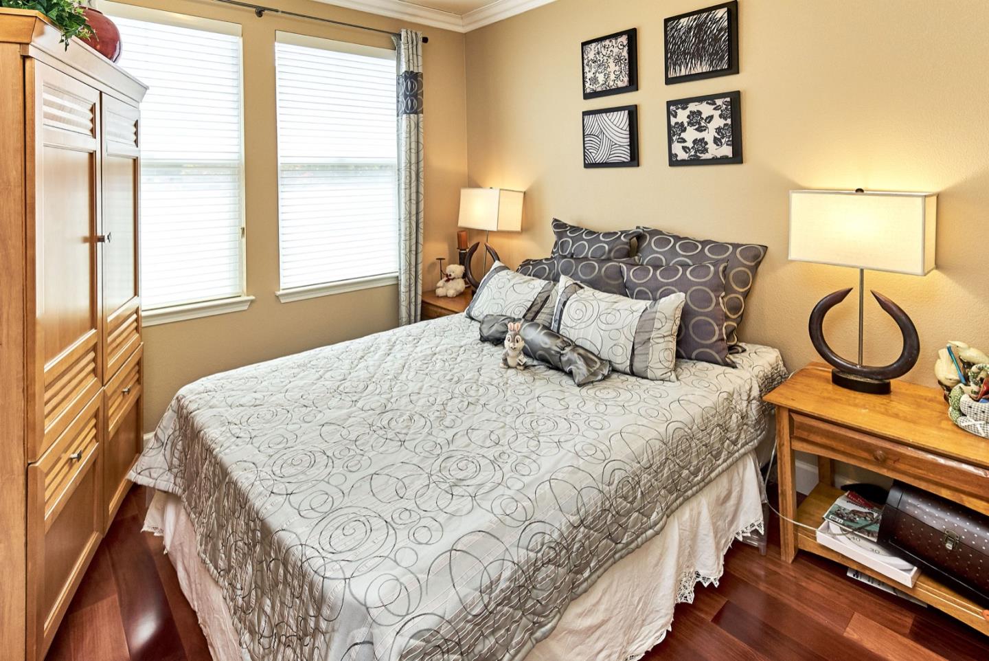 1570 Reston Terrace Sunnyvale, CA 94087 - Photo 12 of 39 a bedroom with a bed and a window