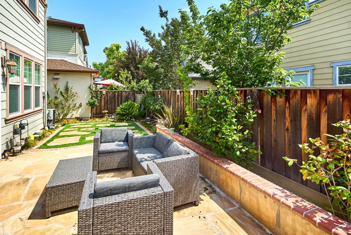 1570 Reston Terrace Sunnyvale, CA 94087 - Photo 15 of 39 swimming pool view with outdoor seating and plants