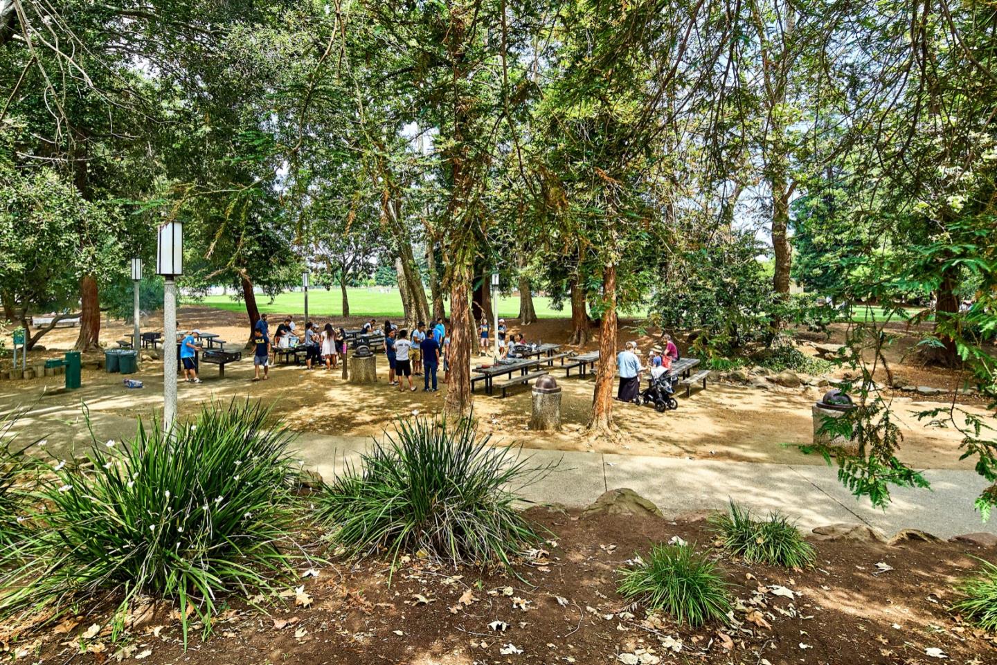 1570 Reston Terrace Sunnyvale, CA 94087 - Photo 34 of 39 a view of yard with swimming pool and sitting area