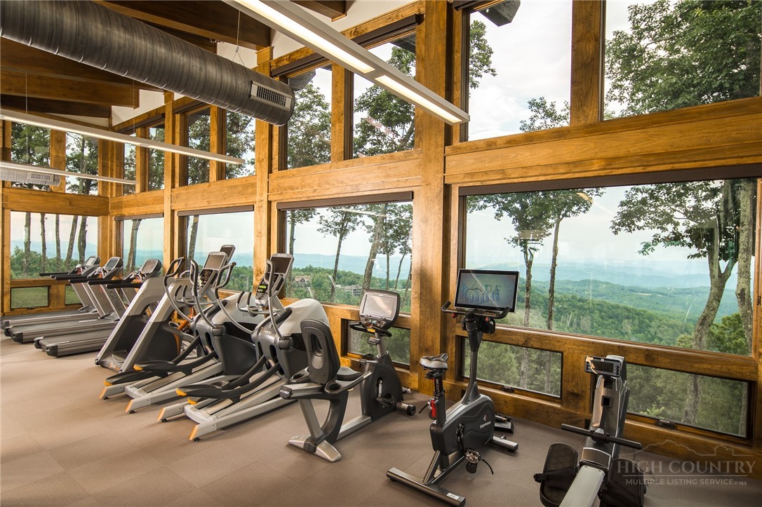 153 Stonecrop Lane Boone, NC 28607 - Photo 45 of 50 a view of a room with gym equipment