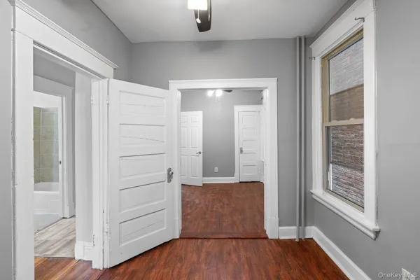 wooden floor in an empty room