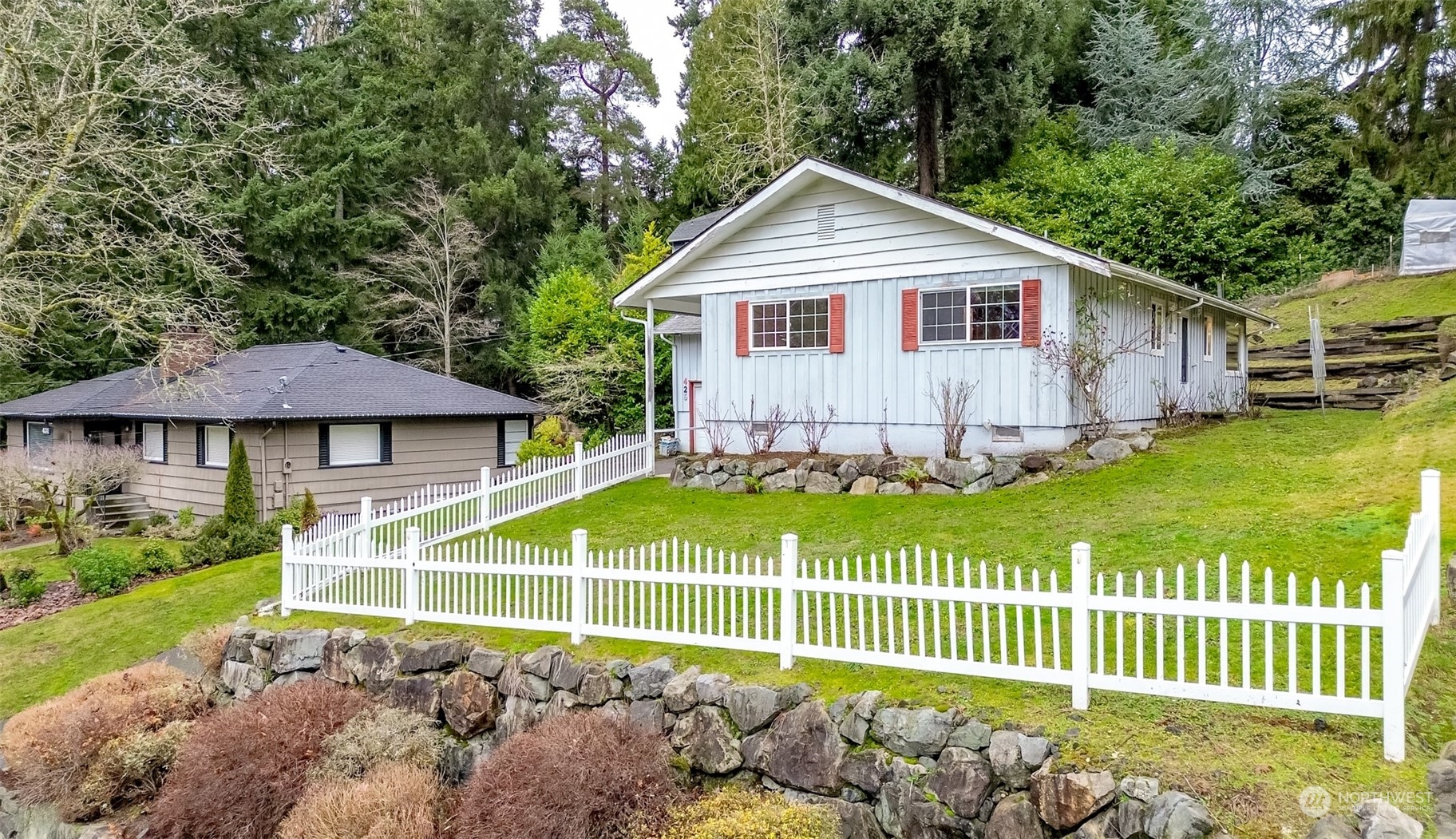 425 Ramsdell Street Fircrest, WA 98466 - Photo 35 of 39 a view of a house with a yard and plants