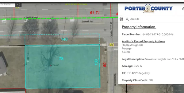 $50,000 | 0 Central Avenue, Portage, IN 46368
