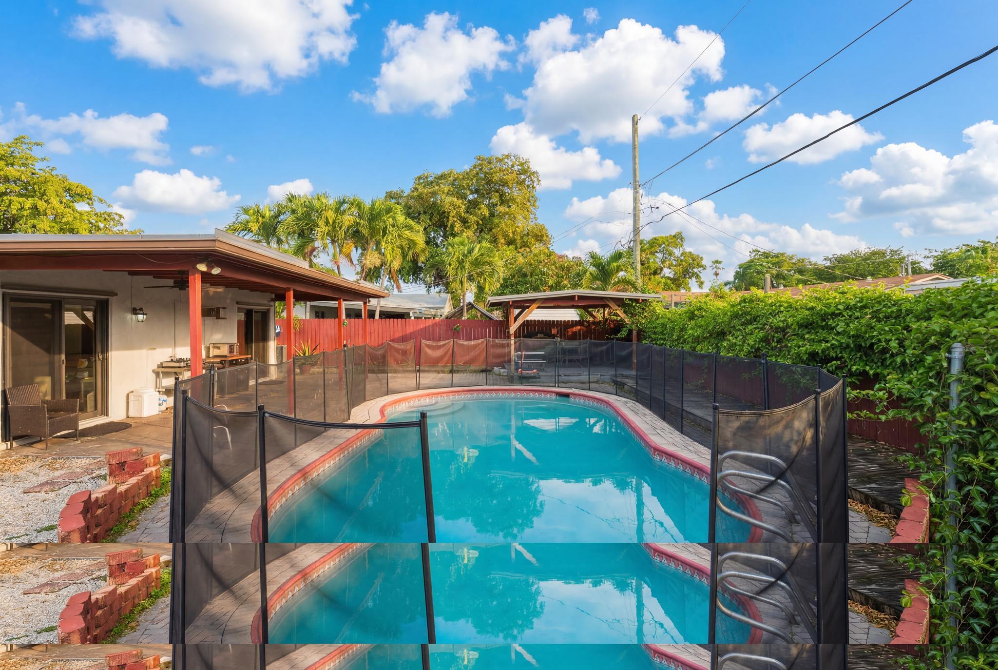 4841 Northwest 19th Street Lauderhill, FL 33313 - Photo 18 of 21 4841 Backyard Pool